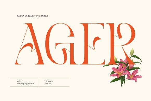 Ager: A Typography Inspired by the Art Nouveau Design Era
