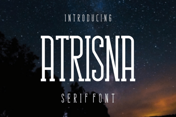 Atrisna: A Premium Serif Font for Strong Branding and Design