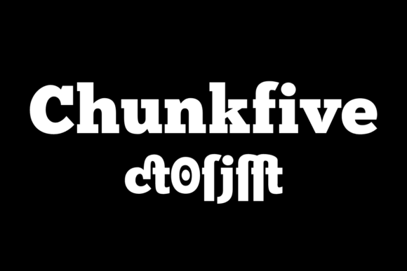 Chunkfive: A Bold Slab Serif Font for Strong Visual Impact