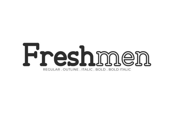 Freshmen: A Timeless Slab Serif Font for Modern Design