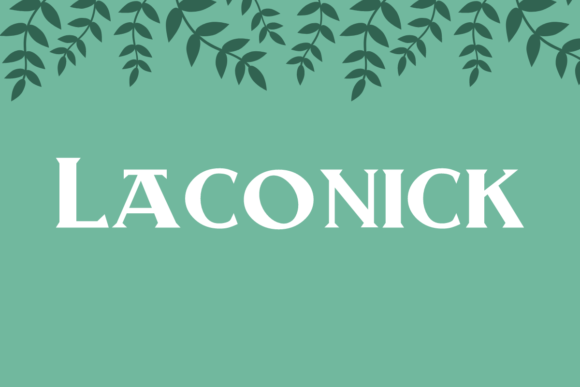 Laconick: A Timeless Slab Serif Font for Modern Creative Projects