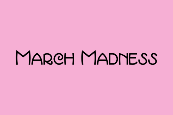 March Madness Font: A Playful Yet Professional Choice for Designers