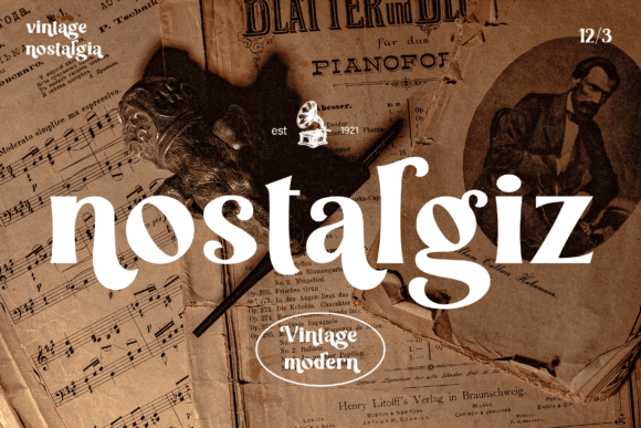 Nostalgiz – A Vintage Modern Font for a Timeless Design Touch