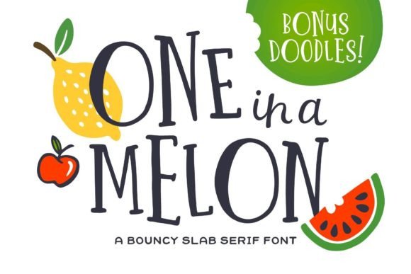 One in a Melon: A Versatile Font for Summer Creativity
