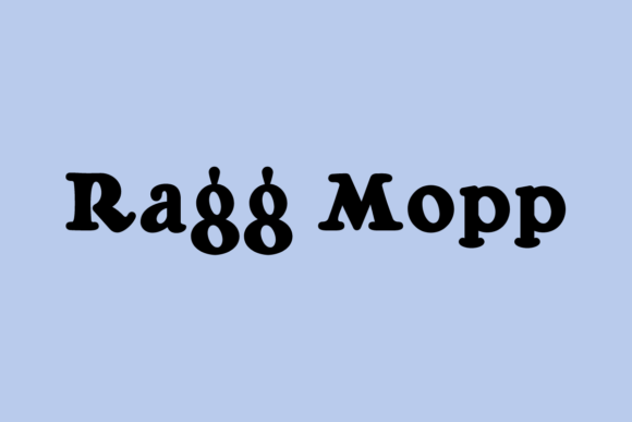 Ragg Mopp Font: A Bold Choice for Impactful Typography