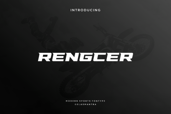 Rengcer: The Perfect Font for High-Speed Sports and Automotive Designs