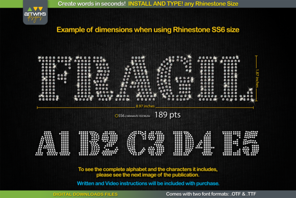 RS03 Seal Bold Rhinestone Template TTF – A Game-Changer for Creative Projects