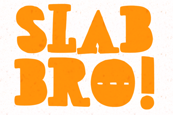 Slab Bro: The Bold Font for Modern Designers