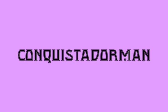 The Timeless Appeal of Conquistadorman: A Vintage-Inspired Slab Serif Font for Modern Design