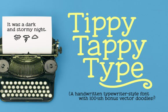 Tippy Tappy Type: A Hand-Drawn Font for Creative Freedom