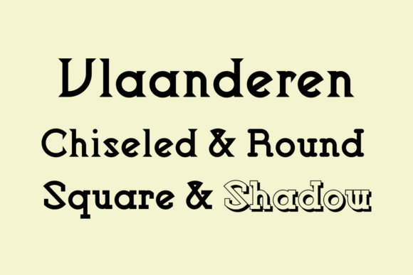 Vlaanderen: A Bold Typographic Statement for Modern Designers