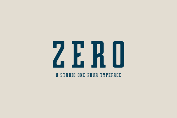 Zero: A Versatile Slab Serif Font for Practical Design Workflows